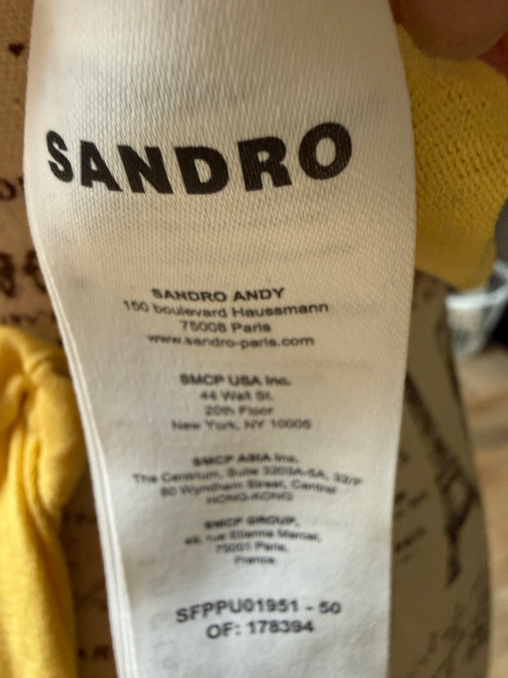 Sandro Two-Piece Knit Studded Polo and Midi Skirt Set in Light Yellow - Picture 10 of 17